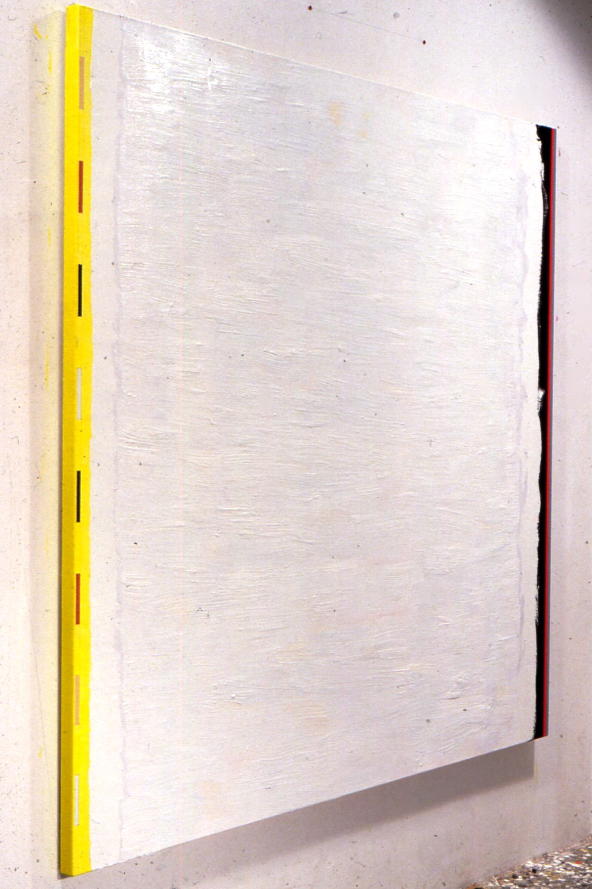Forget, 1989. oil, vinyl on linen. 68"x68" (detail)