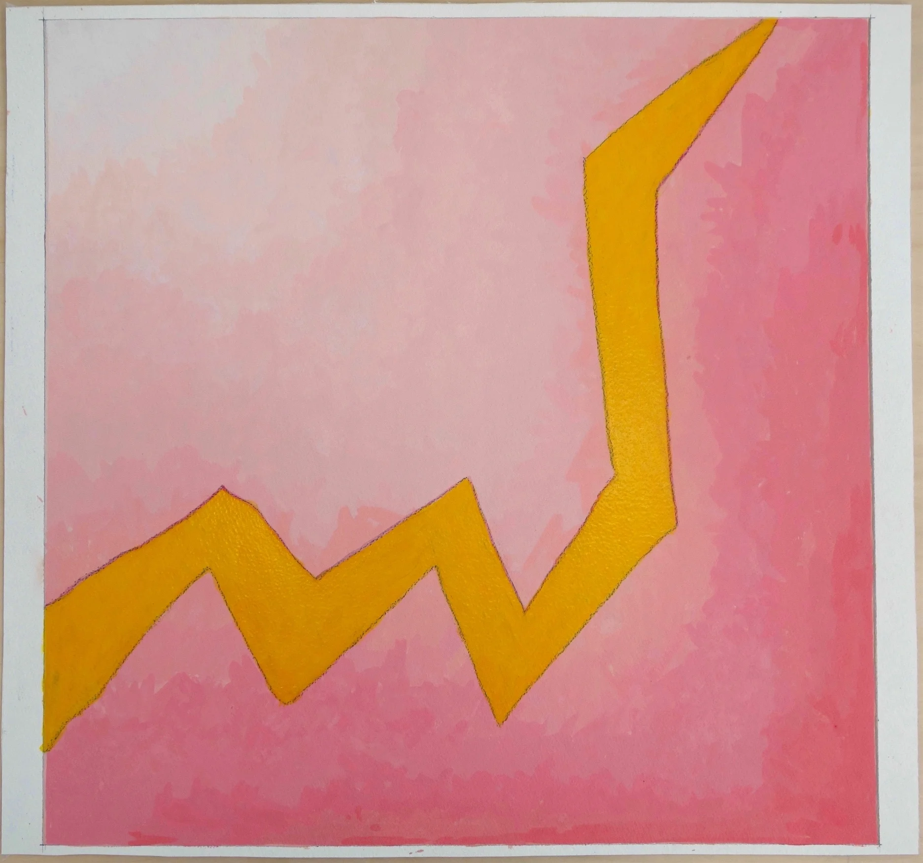 Untitled (2015), Gouache and India Ink on Paper. paper 21.5x23; image 21 x 21.25 in
