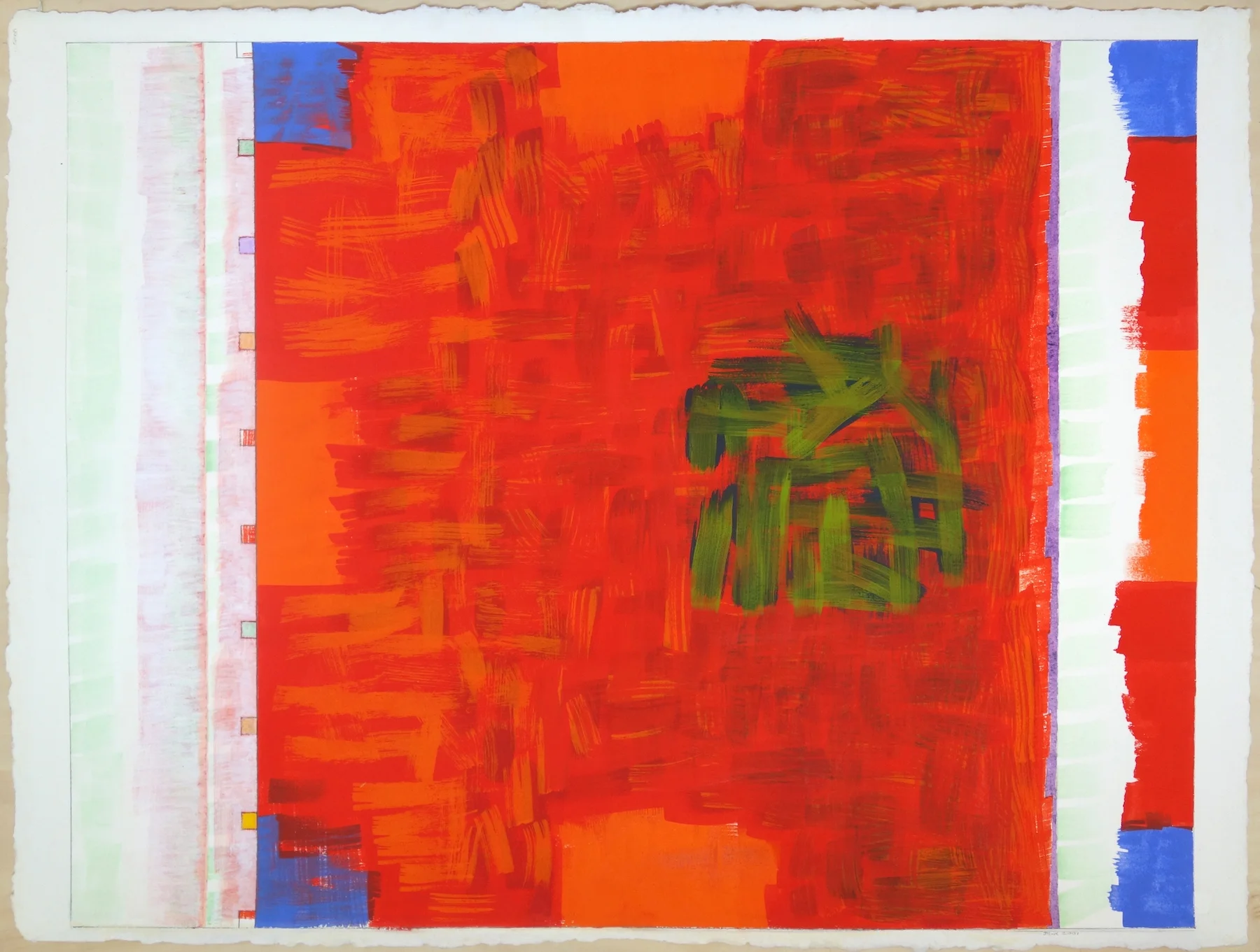 2001. Gouache on Paper 22"x30" (paper); 21.75"x27.5" (image)