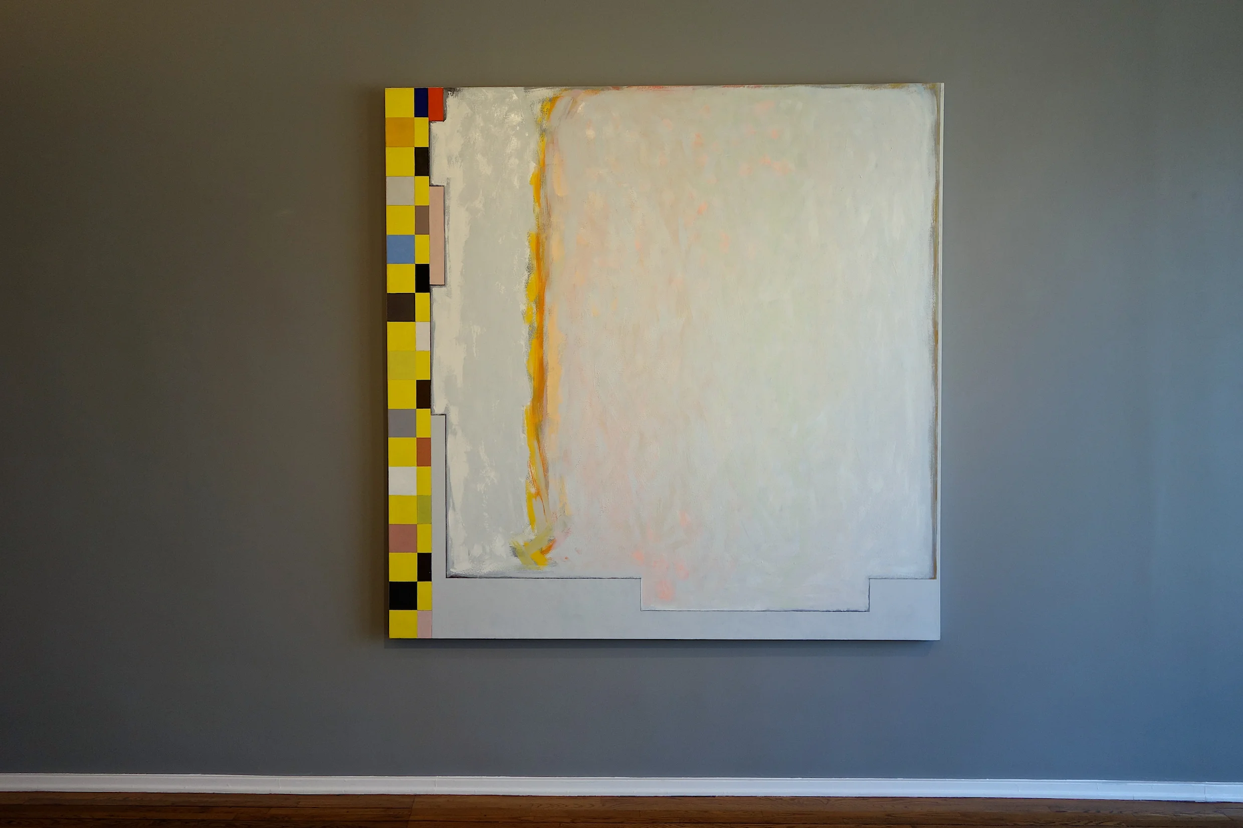 Jeremy Gilbert-Rolfe & LA Abstract, Louis Stern Fine Arts, Installation Shot (Grey Genevieve II, 1994)