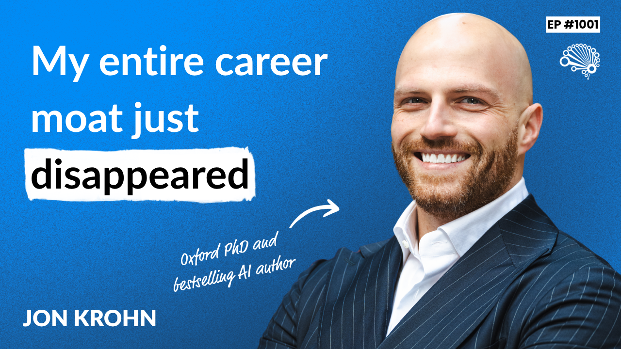 How AI Erased My Career Moat, an Episode #1001 Special: Jon Krohn interviewed by Kirill Eremenko