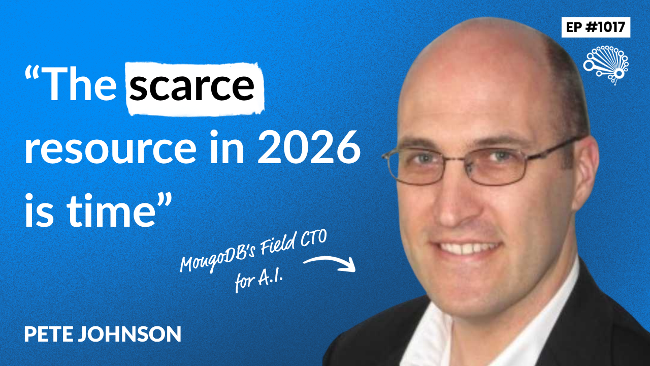 Vector Search, Agentic Memory and Effective RAG, with MongoDB’s Pete Johnson