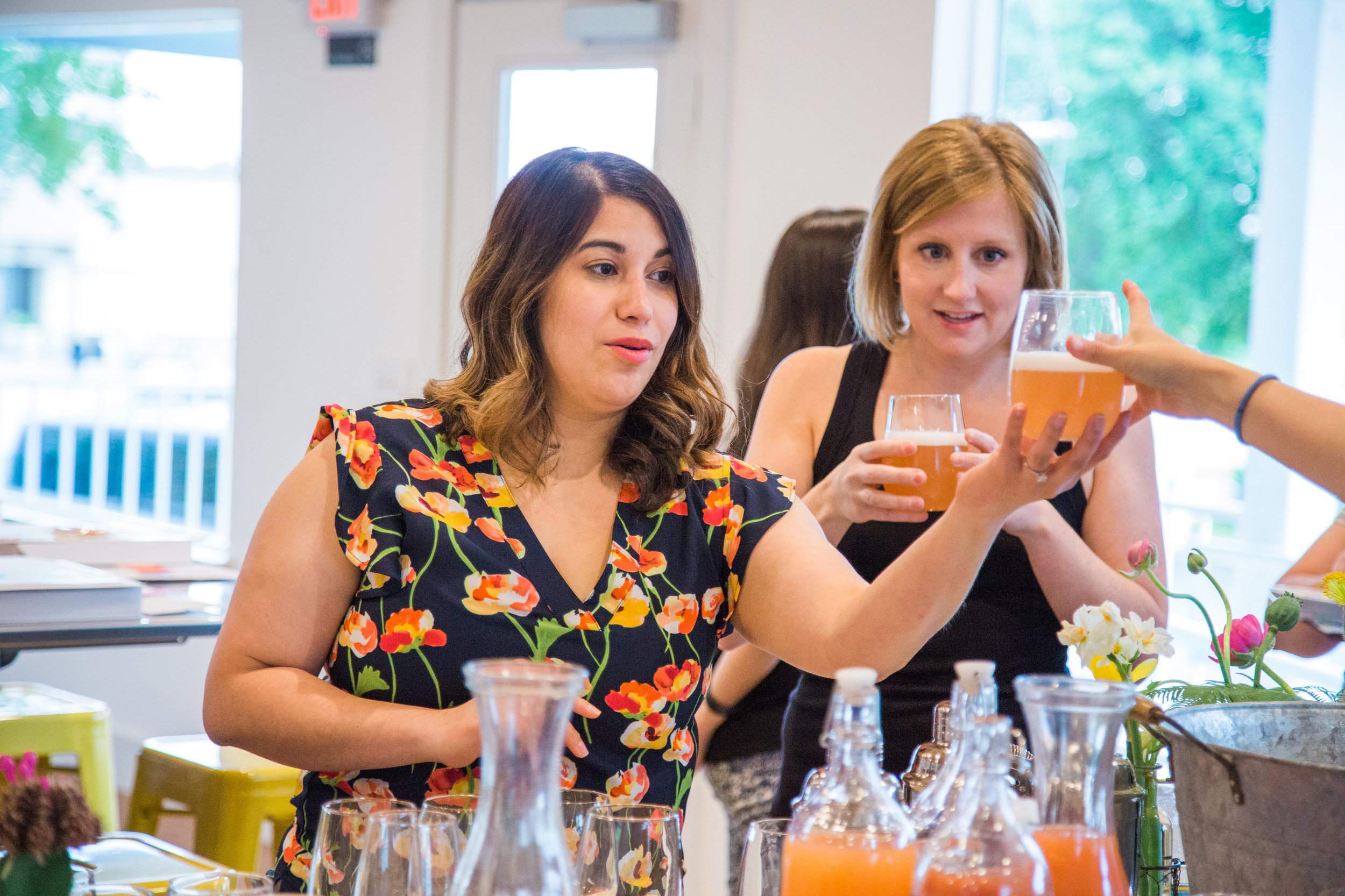 Cheers ladies! Photo credit: Melissa Lewis Photography