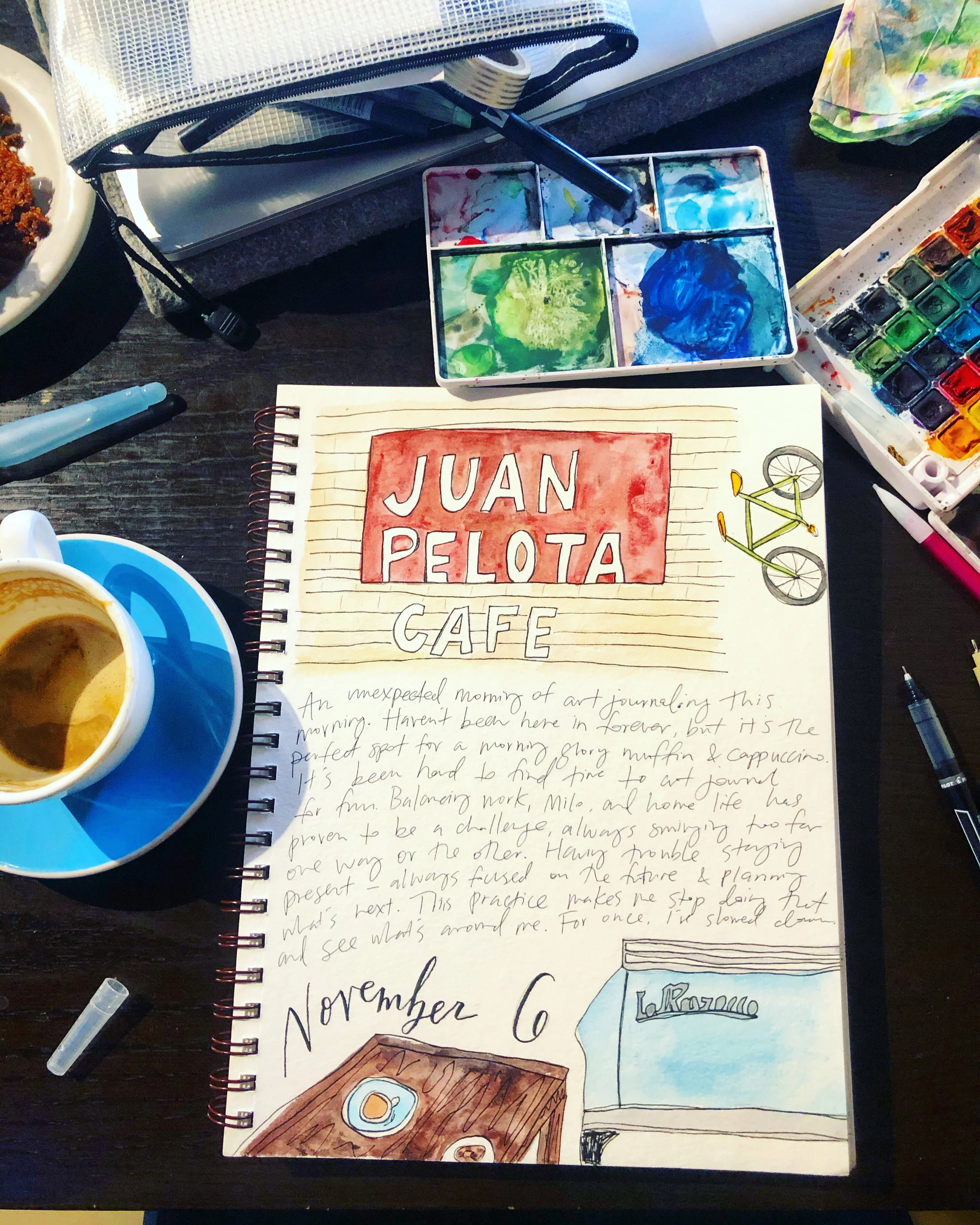 Art Journaling On-The-Go