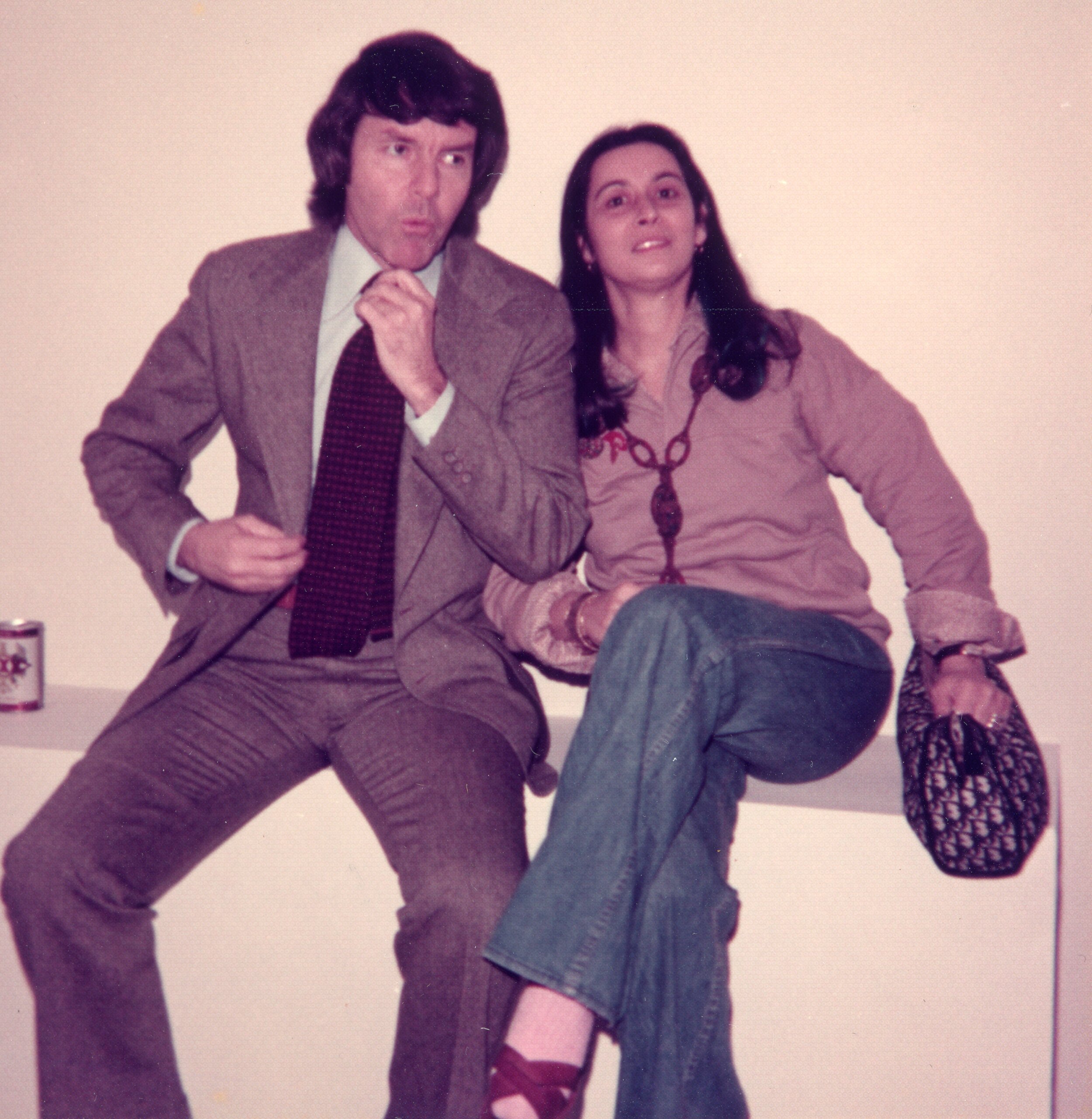  Joan &amp; Jack Quinn at Ned Evans Opening @ Tortue Gallery, 1977, Photo courtesy of Joan Quinn Archives 