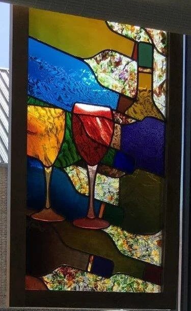 Bottles of Wine and Glasses 24.5”x 40” Oak Frame Regular Price: $2,000.00