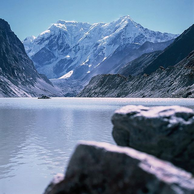 Thin air and ice lake at 4500+m. #nepal