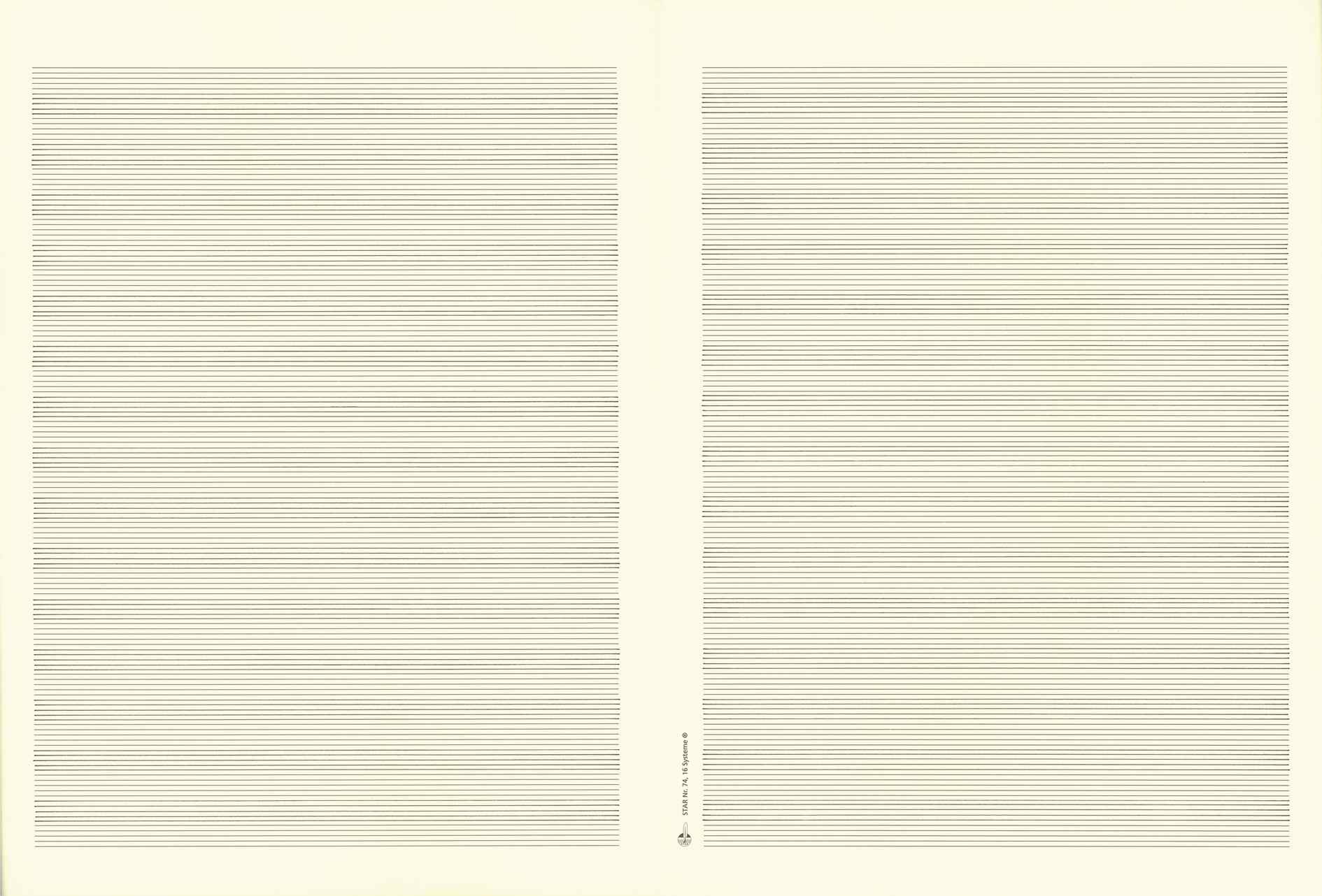   Music Manuscripts No 10  2013 Ink on paper&nbsp; 32.5 x 48 cm (each) 