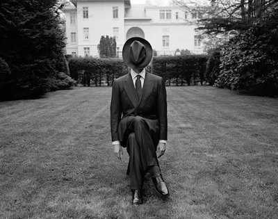 Kiton Man, The Knole Estate, Long Island, New York 1995 Silver gelatin print 15.5 x 15.5" (image) 28 x 32" (mount)