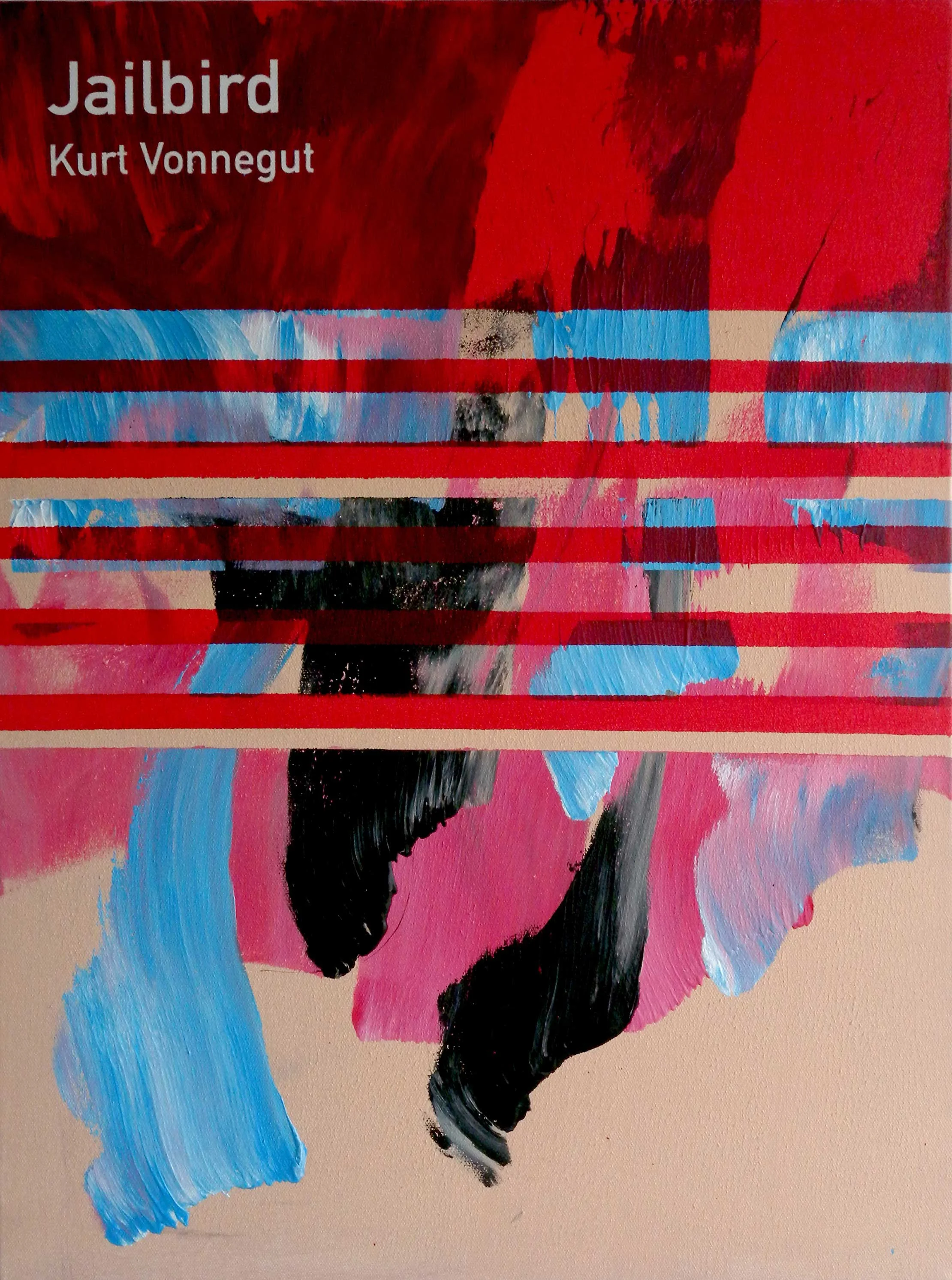 Heman CHONG Jailbird / Kurt Vonnegut 2014 Acrylic on canvas 61 x 46 x 3.5 cm