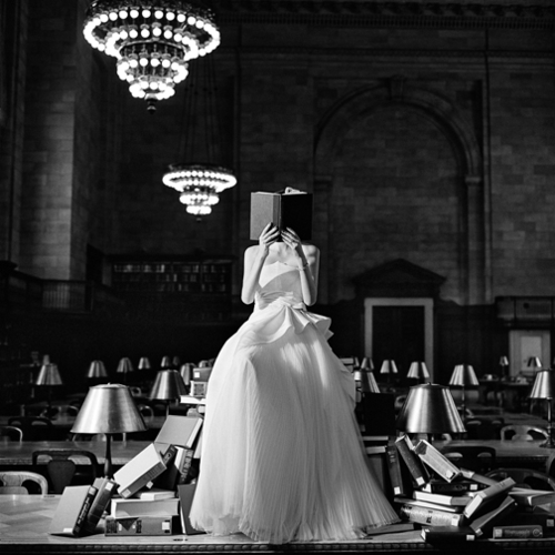  Rodney Smith  Flynn Reading on a Pile of Books, New York, NY  2012 Silver gelatin print 26.70 x 26.70 cm (image) Edition 1/25 