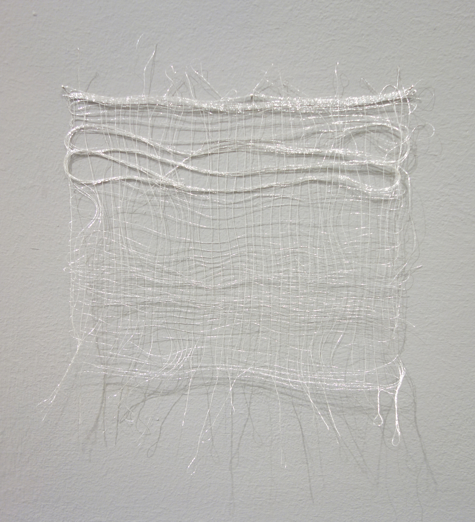 Izziyana Suhaimi, Small Studies of an Everyday Practice I, 2014, Silver thread; woven, H24 x W20 cm.jpg