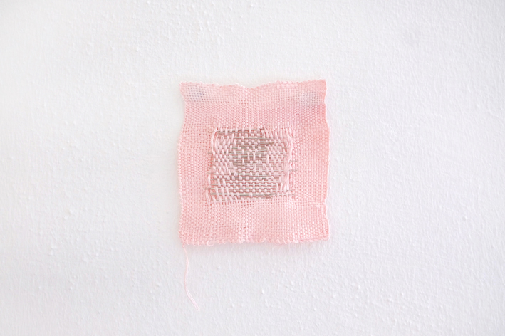 Izziyana SUHAIMI, Small Studies of an Everyday Practice, Pink Needles, 2014, Cotton Thread and needles, 11 x 10 cm.jpg