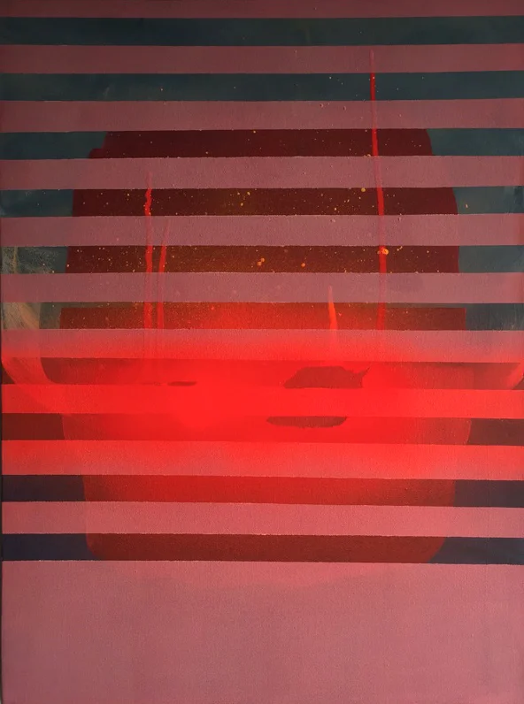 Heman Chong Things That Remain Unwritten #67 2016 Acrylic on canvas H61 x W46 x D3.5 cm
