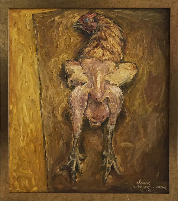  Elaine ROBERTO NAVAS  Grocery Painting III  2003 Oil on canvas H91.4 x W76.2 cm (artwork) H97.8 x W83.2 x D2.5 cm (frame)  