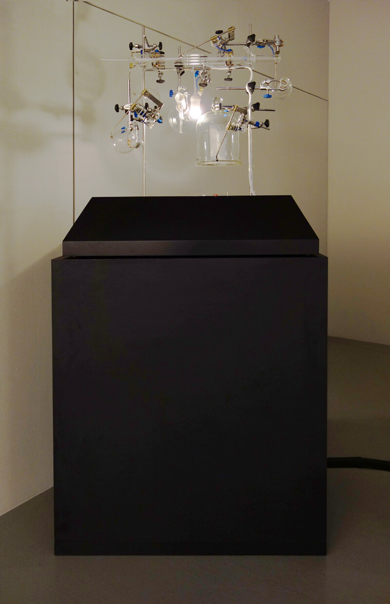  Zulkifle Mahmod  No Substance (Trunk) 1  2014/2019 Solenoids, science apparatus, microcontroller, midi player, and metal (00:10:00) Dimensions variable H100 x W85 x D50.5 cm (each; trunk) 