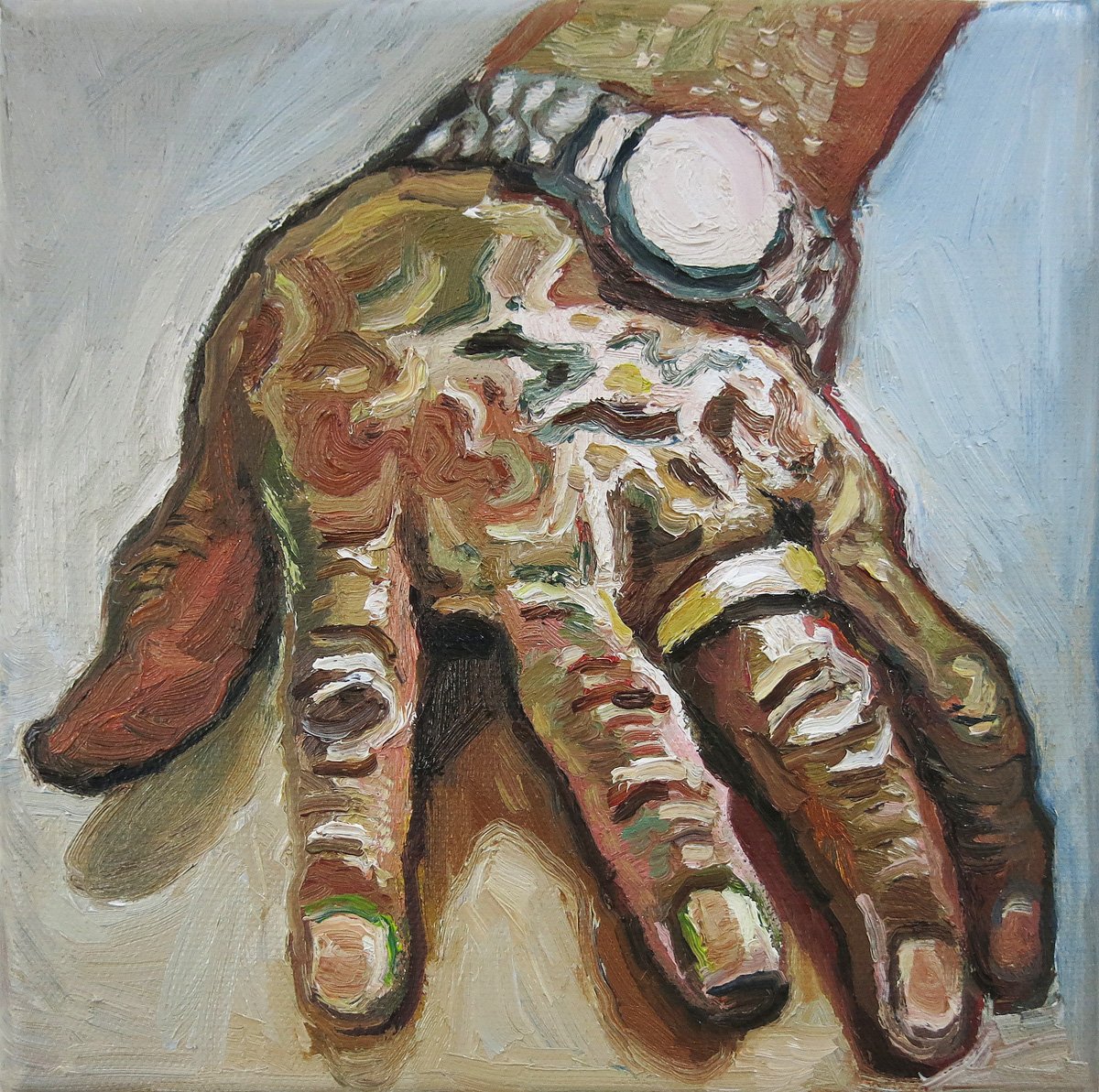  YEO Tze Yang  A Hand  2022 Oil on canvas H20 x W20 cm 