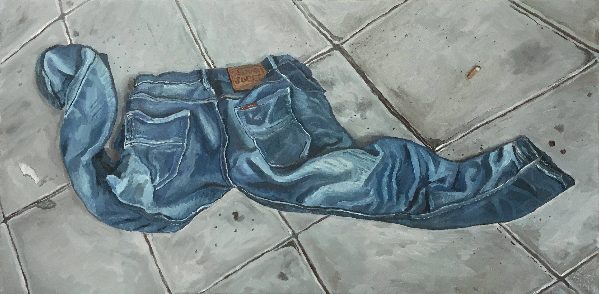  YEO Tze Yang  Seluar Joget (Dancing Pants)  2019 Oil on canvas H62 x W122 cm 