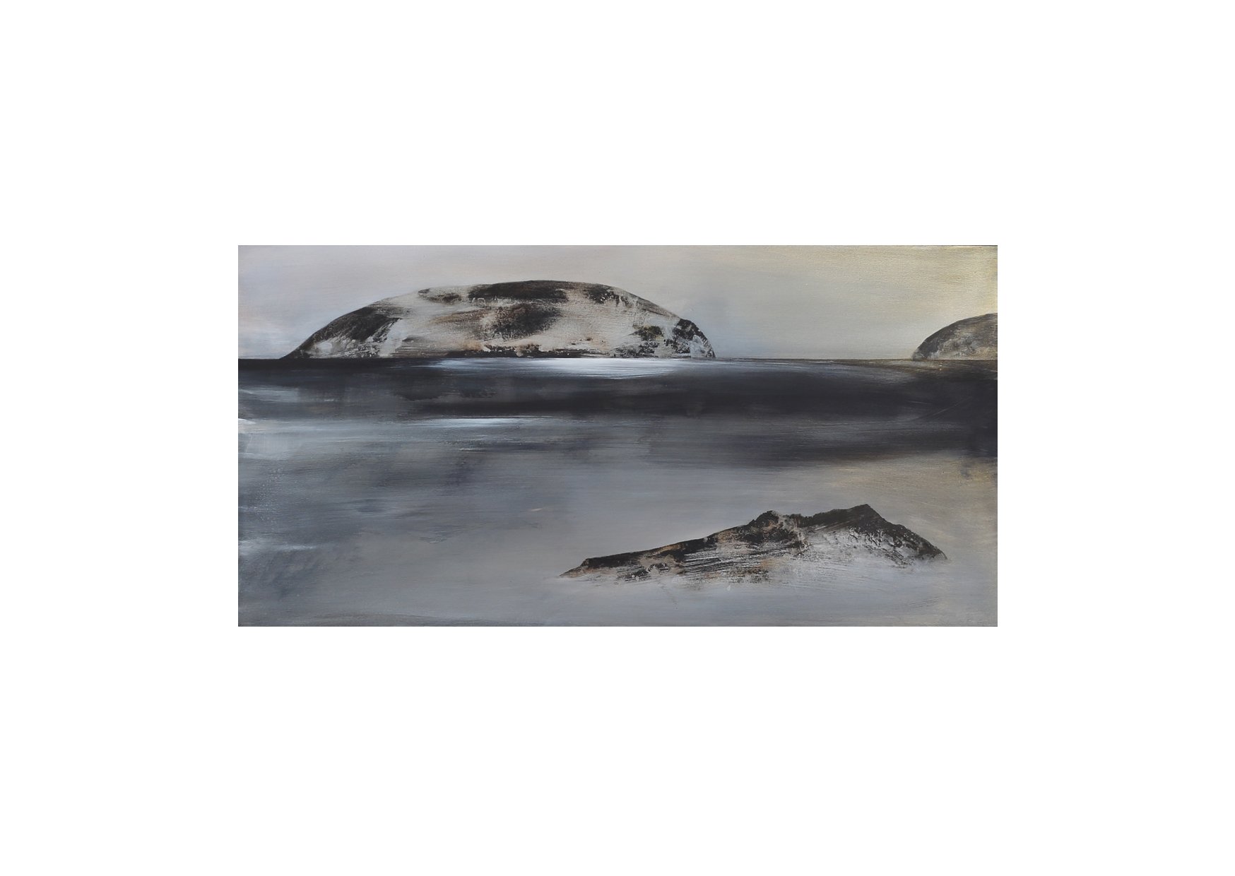  Wyn-Lyn TAN  Between Darkness and Light  2015 Acrylic on canvas H61 x W122 cm 