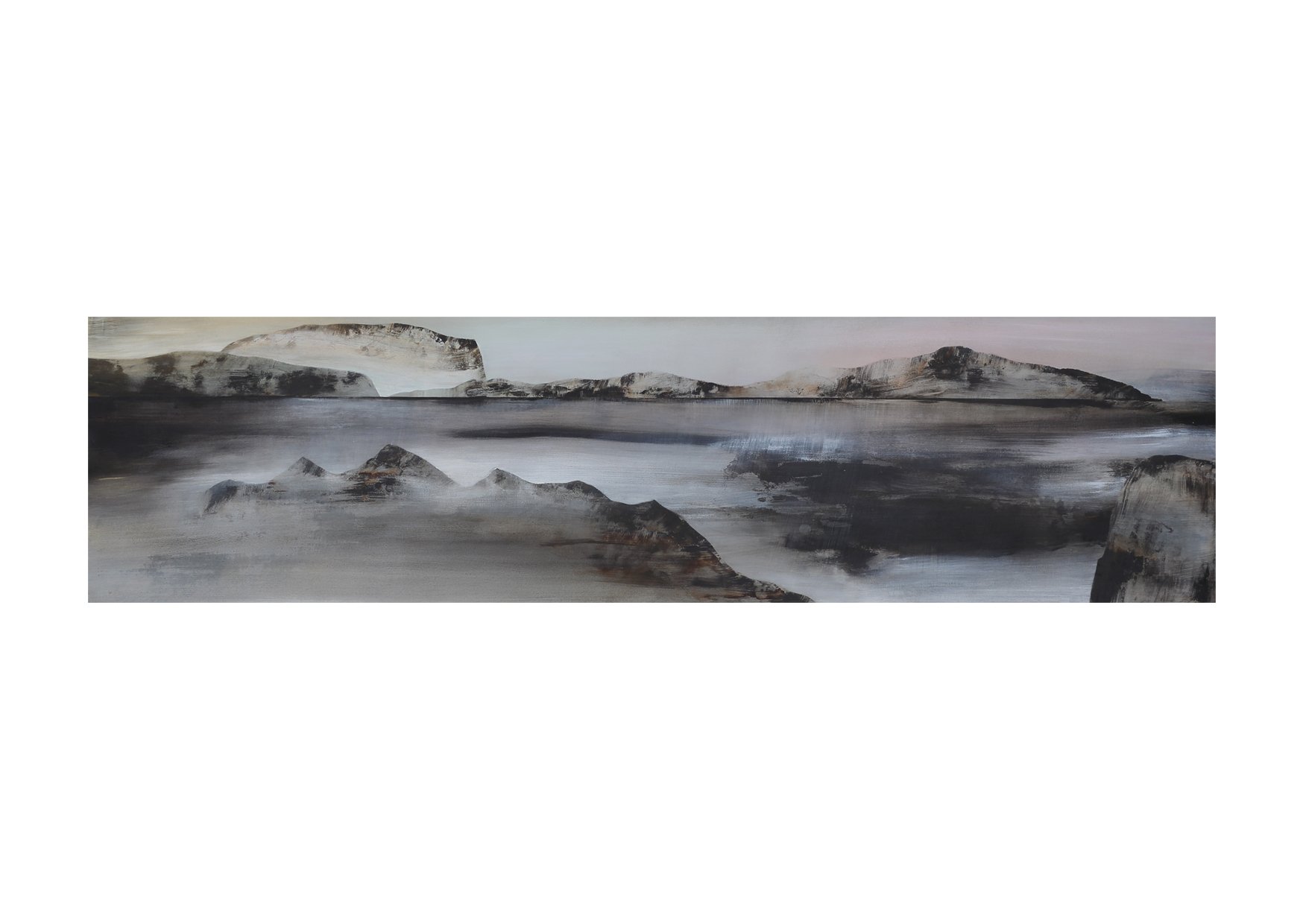  Wyn-Lyn TAN  The Far Beyond  2015 Acrylic on canvas H61 x W230 cm  