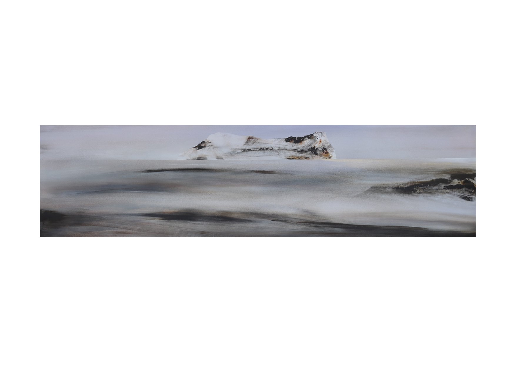  Wyn-Lyn TAN  The Colour of Horizons  2015 Acrylic on canvas H61 x W230 cm  