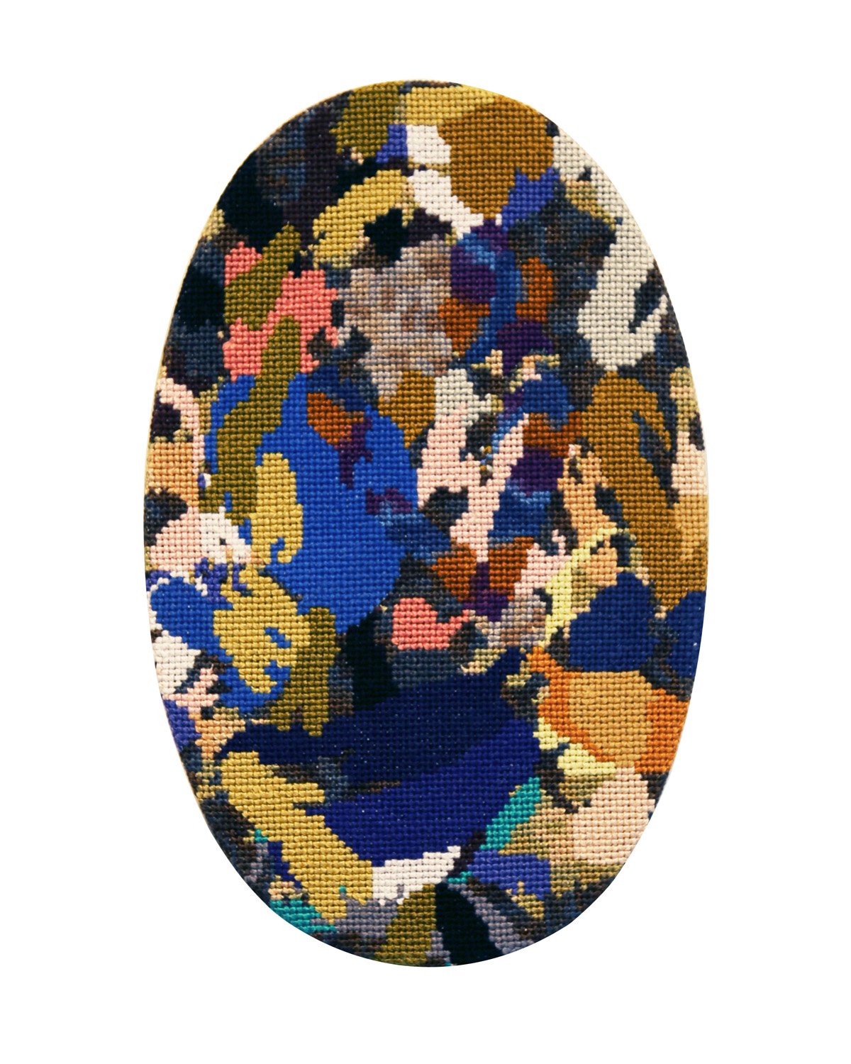  Jodi Tan  Sense of Order #017  2021 Cotton floss thread on Aida cloth H31.6 x W20.2 cm 