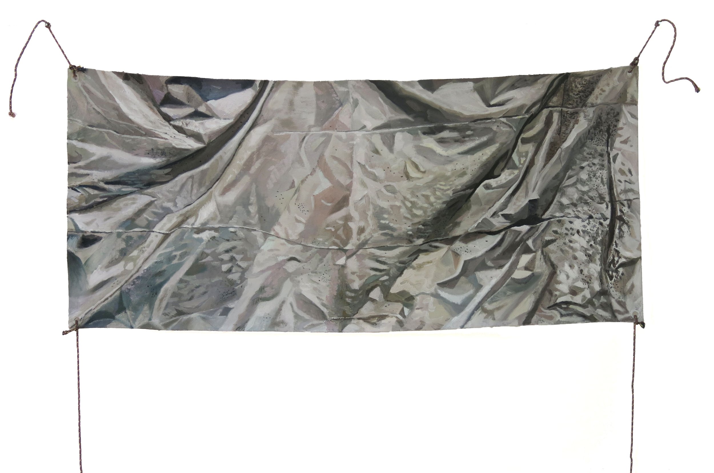   A Whiter Shade Of Pale   2023, Oil on canvas  H59 x W132.5 cm 