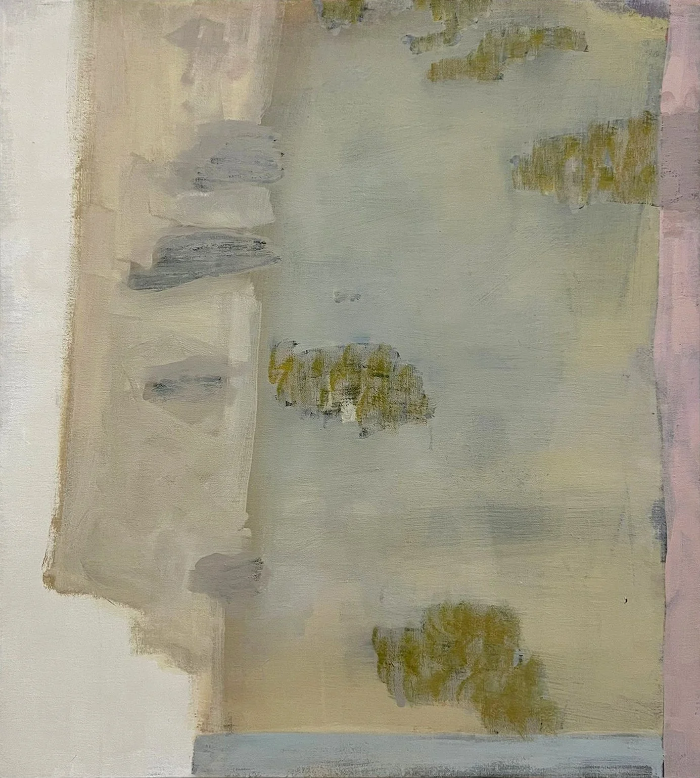  Ian Woo  5/7  2025 Acrylic on linen H100 x W90 x D2.5 cm 