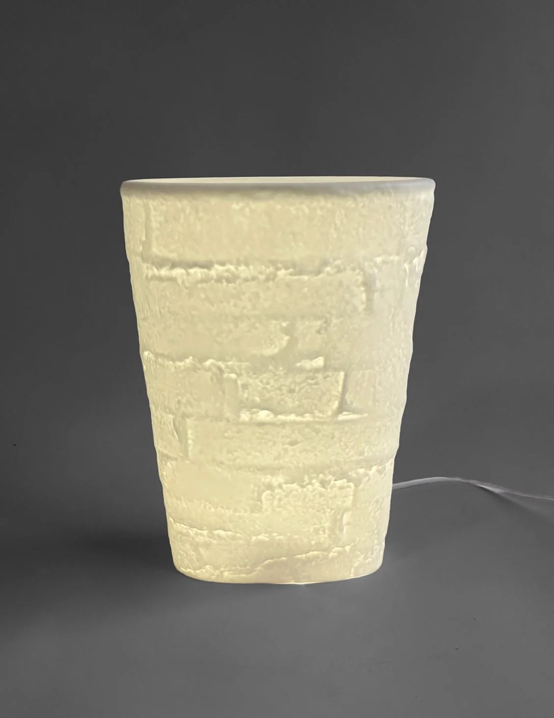  Jason Lim  Soft Concrete series (Lamps)  2026 Ceramics L20 x W10 x H28 cm 