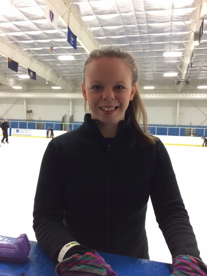 Yep ... She's one happy little figure skater <3