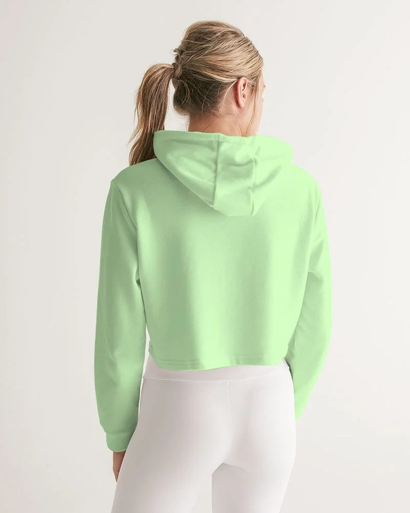 Mint To Be Women's Cropped Hoodie — Include Me Advocacy Group