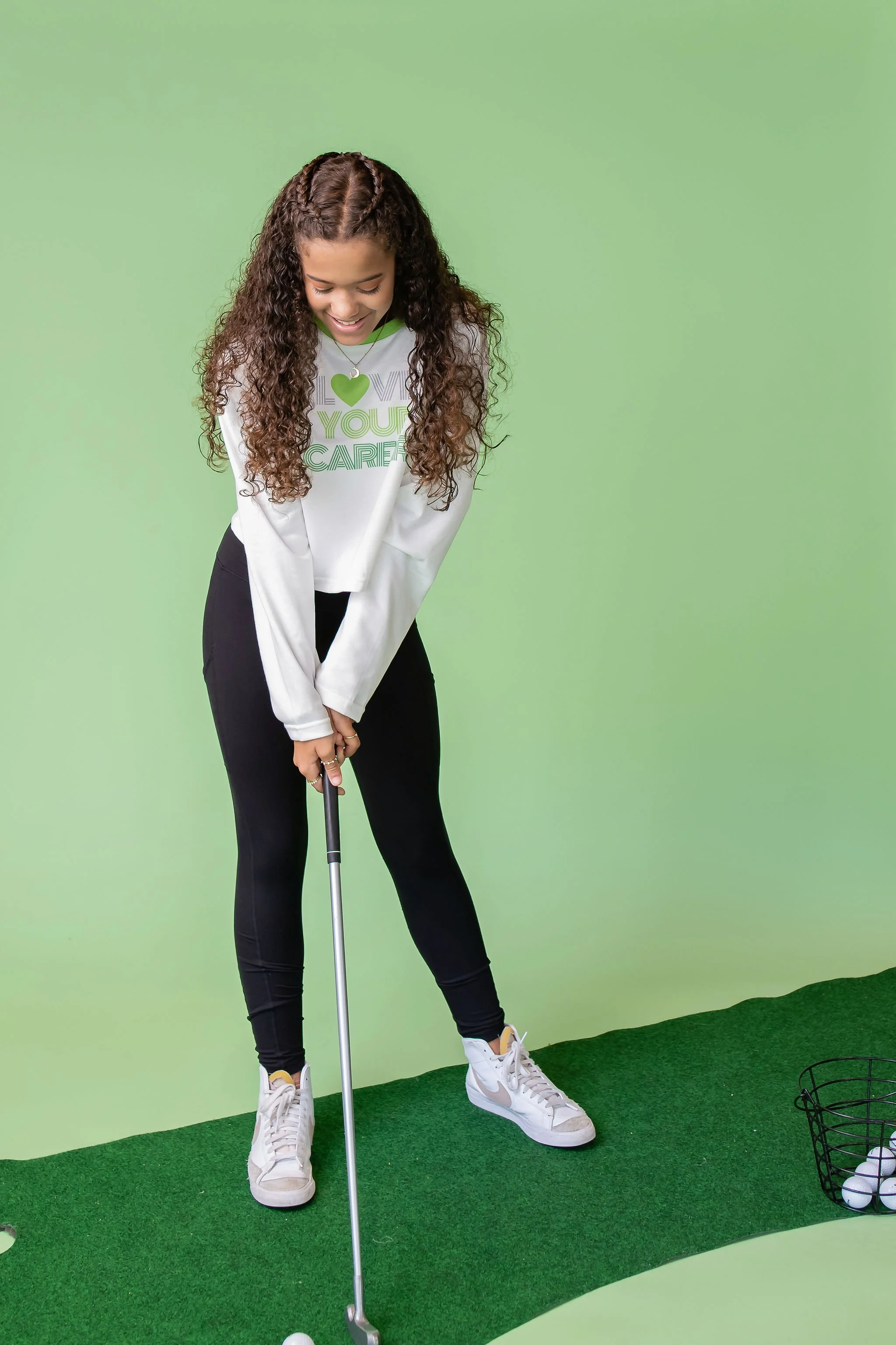 Cloud 9 Love Your Career Signature Women's Cropped Sweatshirt