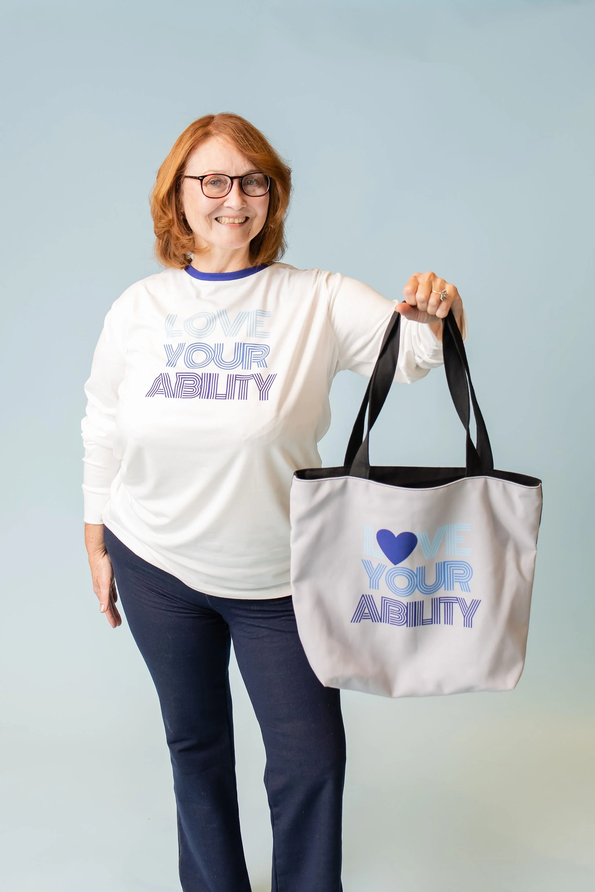 Silver Lining Canvas Zip Tote