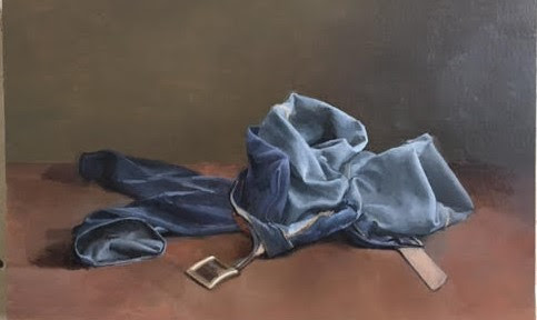 Elizabeth Crawford, Secret Prayer. Oil on board, 2016