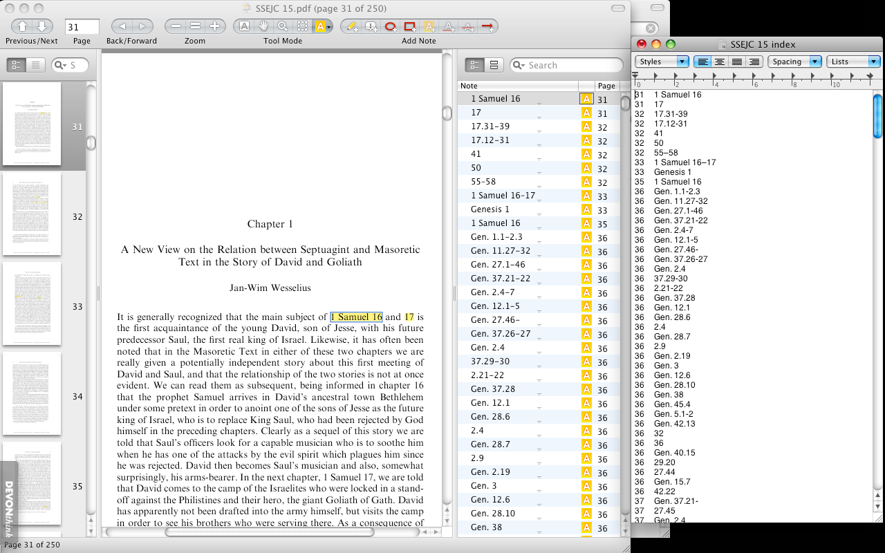 How To Create a Scripture Index for Your Publication — Danny Zacharias