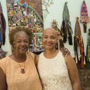 Najma & Mandisa, proud co-owners of Detroit Fiber Works