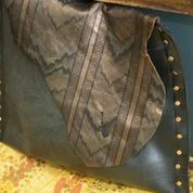 Leather & Rubber Bag by Imperfect Art
