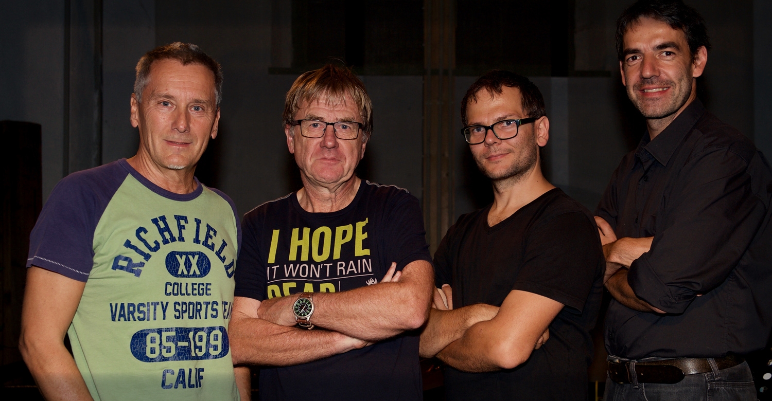JOE RESL - MANFRED PUNZ- JÜRGEN PEER - GREGOR SCHRETTLE (Foto: Josef Macsek 2017)