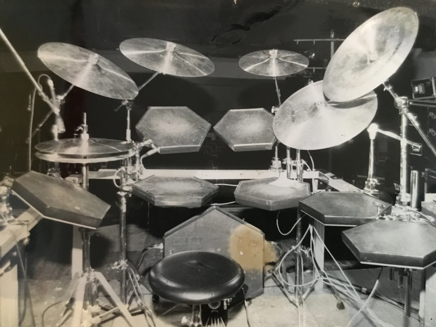 … mein Simmons E-Drum bei der Falco Tour