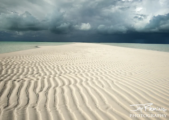Approaching storm. New Cay 