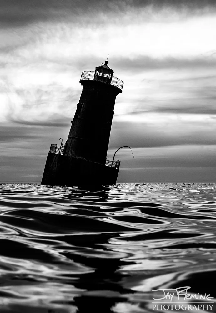Sharps Island Light at the mouth of the Choptank River 