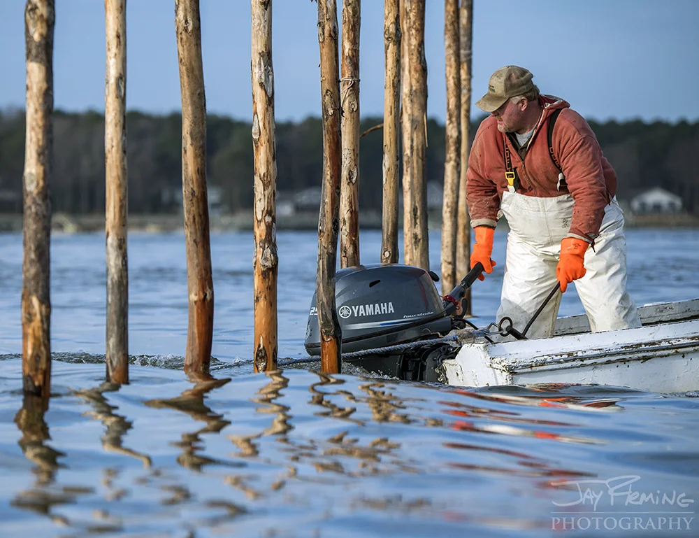 Reedville Pound Net Pole Setting © Jay Fleming - 11.jpg