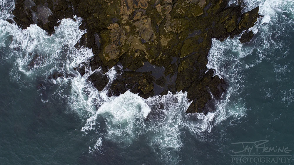 Rocky shoreline on Matinicus Island.