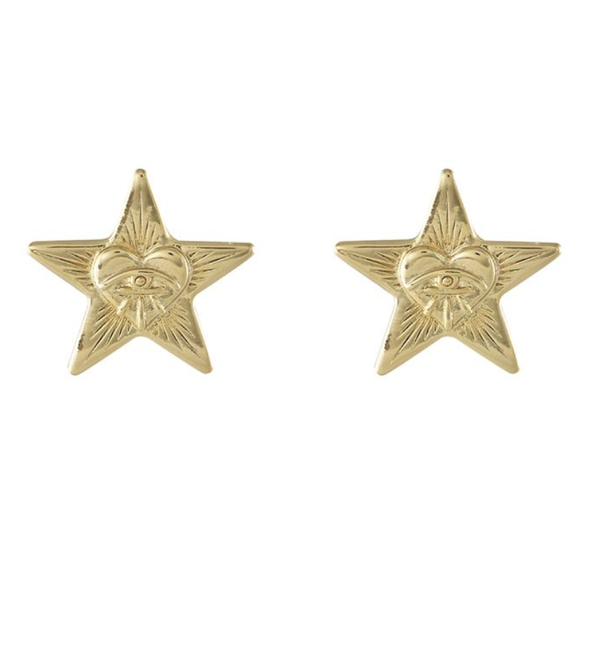 Stella Gold Stud Earrings