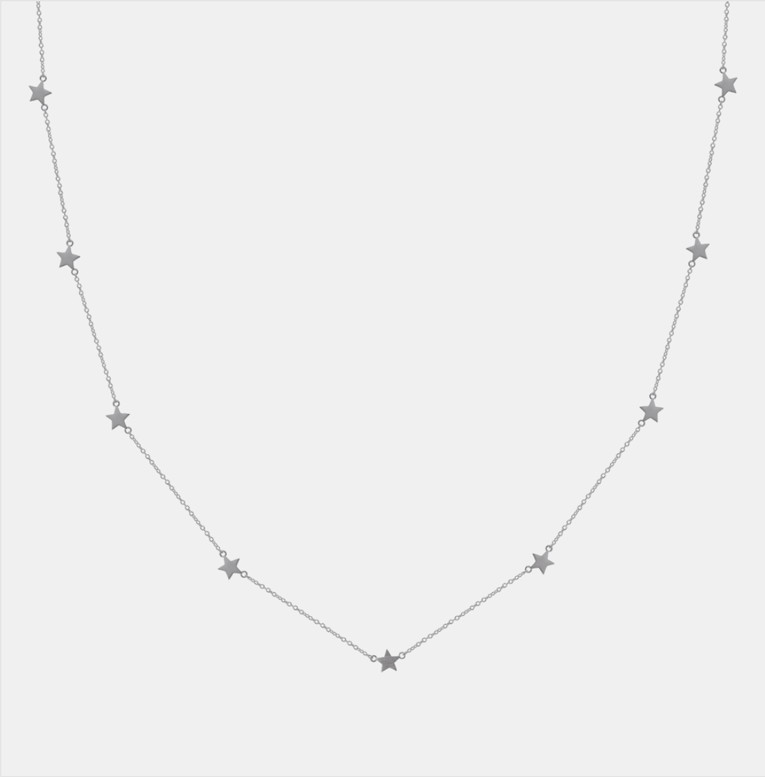 Long Star Station Necklace