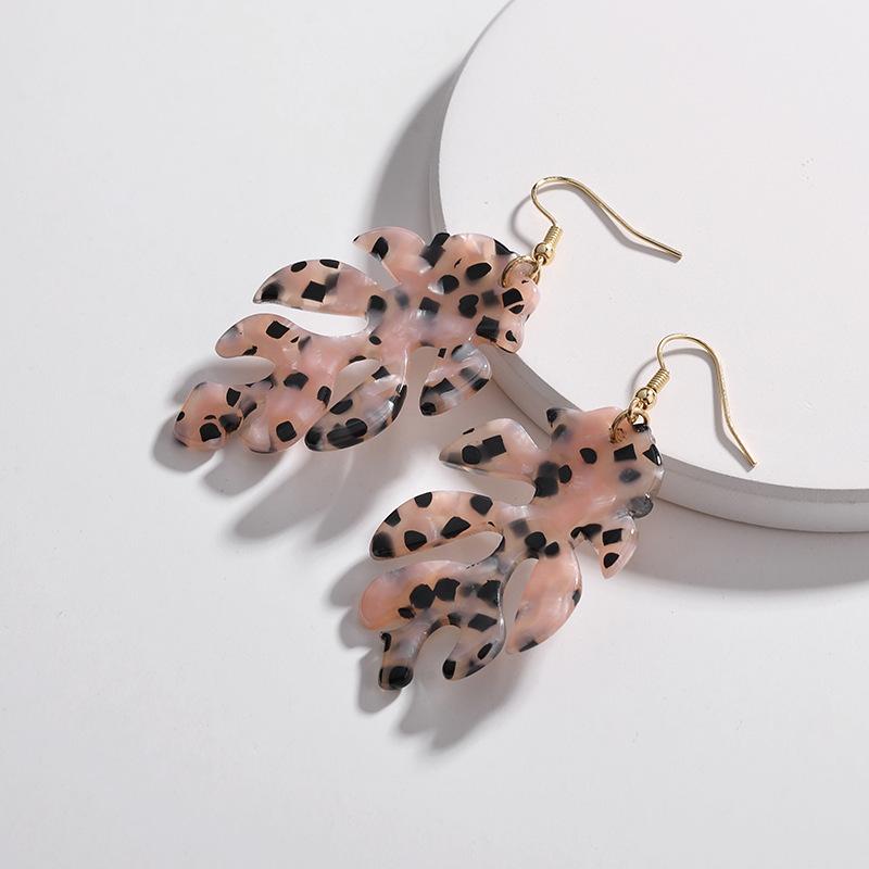 The Leopard Leaf Earrings