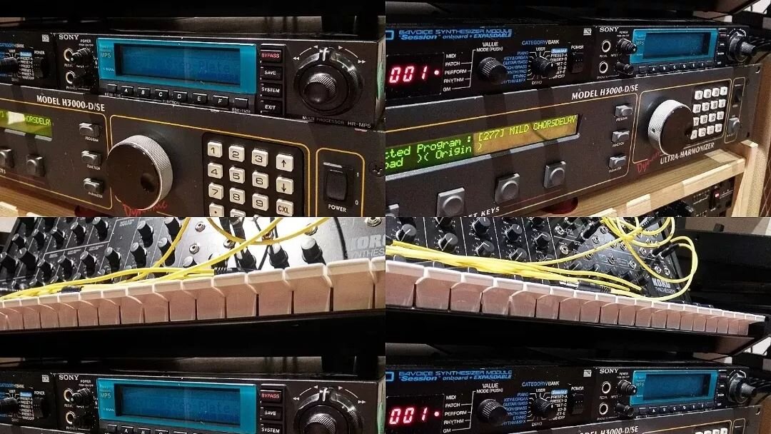 Uh. Nuevo aparato para el estudio. Es un Sony HR-MP5 de los 90. 🌠Reverbs, delays y m&aacute;s cosas de las que nos gustan. Swipe para una demo ultra cutre con el #alphajuno2 (sonido del m&oacute;vil) 🤖
. 
#lardemaravillas #gear #sony #hr-mp5 #sonyh