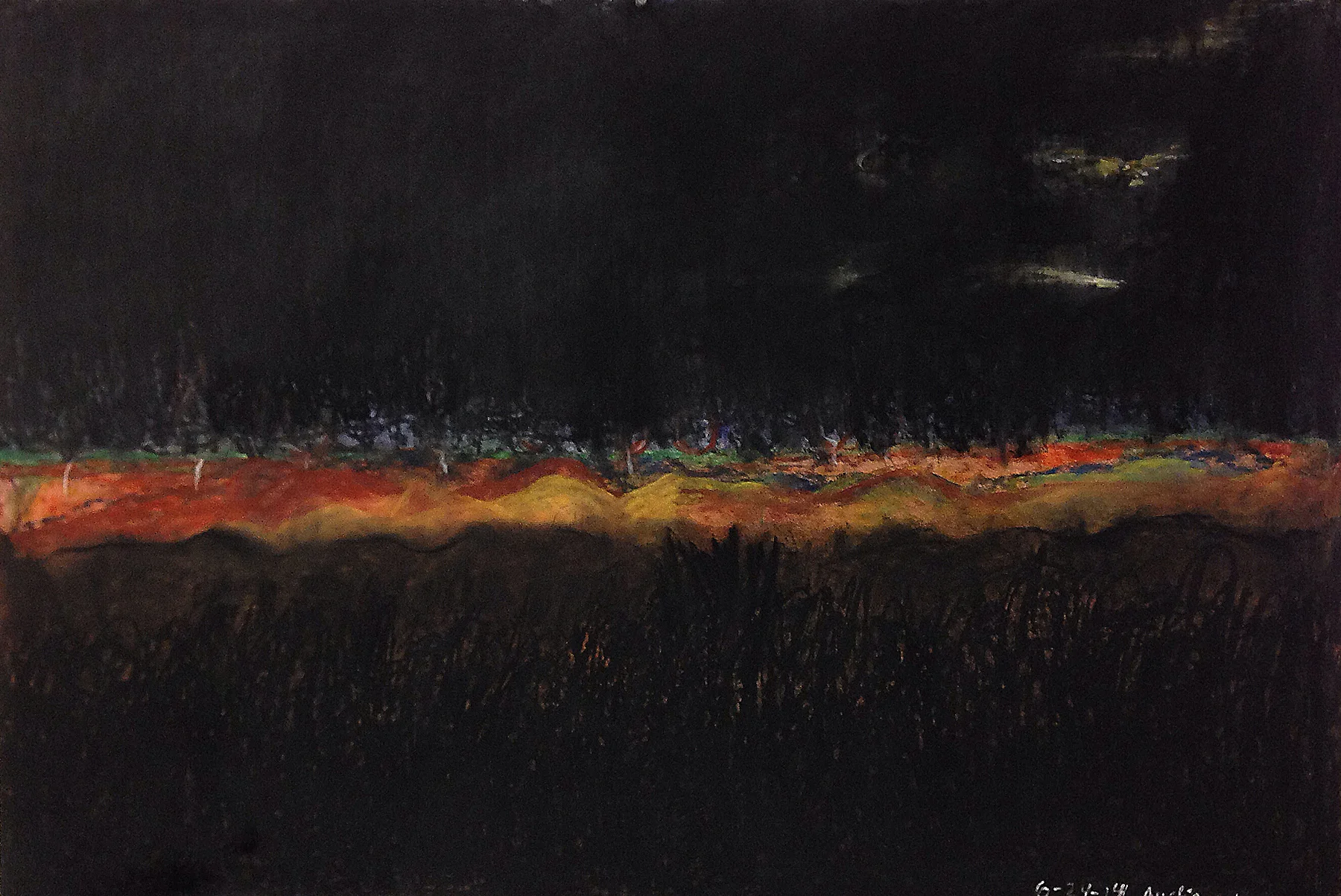 Scout K. Austin and Kellie Weeks, Untitled No. 16 pastel and charcoal, 44 x 30 in., $600.00