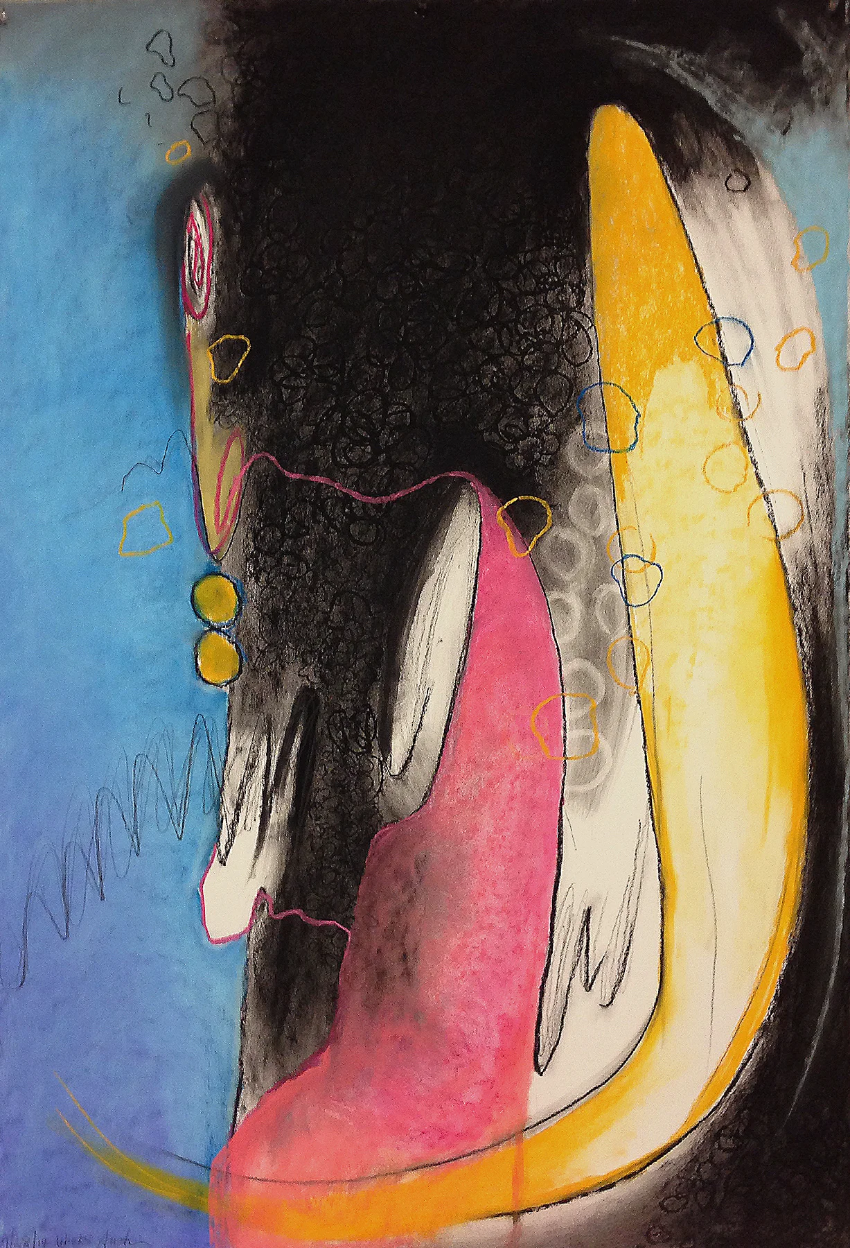 Scout K. Austin and Kellie Weeks, Untitled No. 27 pastel and charcoal, 30 x 44 in., $600.00