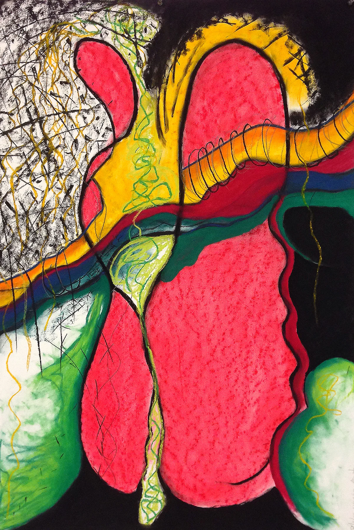 Scout K. Austin and Kellie Weeks, Untitled No. 31 pastel and charcoal, 30 x 44 in., $600.00
